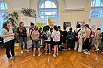 Viele interessierte Schüler*innen besuchten den Infostand des FZIB bei der Woche der Inklusion Foto: Copyright FZIB