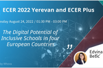 Präsentation Titelfolie Projekt DigIn ECER 2022 Copyright Edvina Bešić