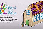 Bild des Videos des Projektes Hand in Hand: Logo und ein Schulhaus mit Menschen davor
